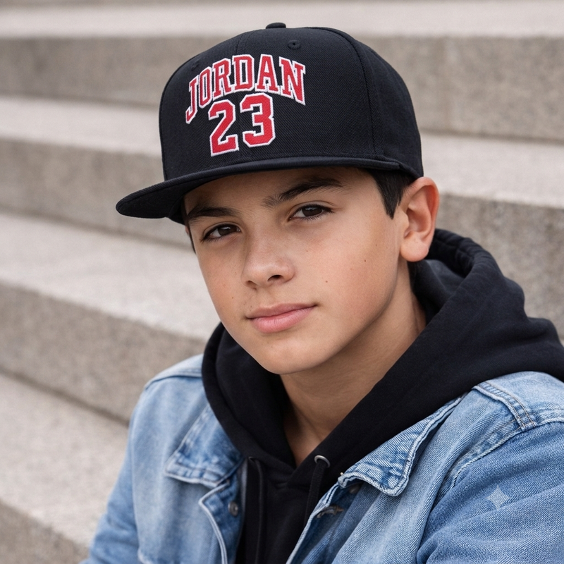 Jordan Jersey flatbrim cap BLACK