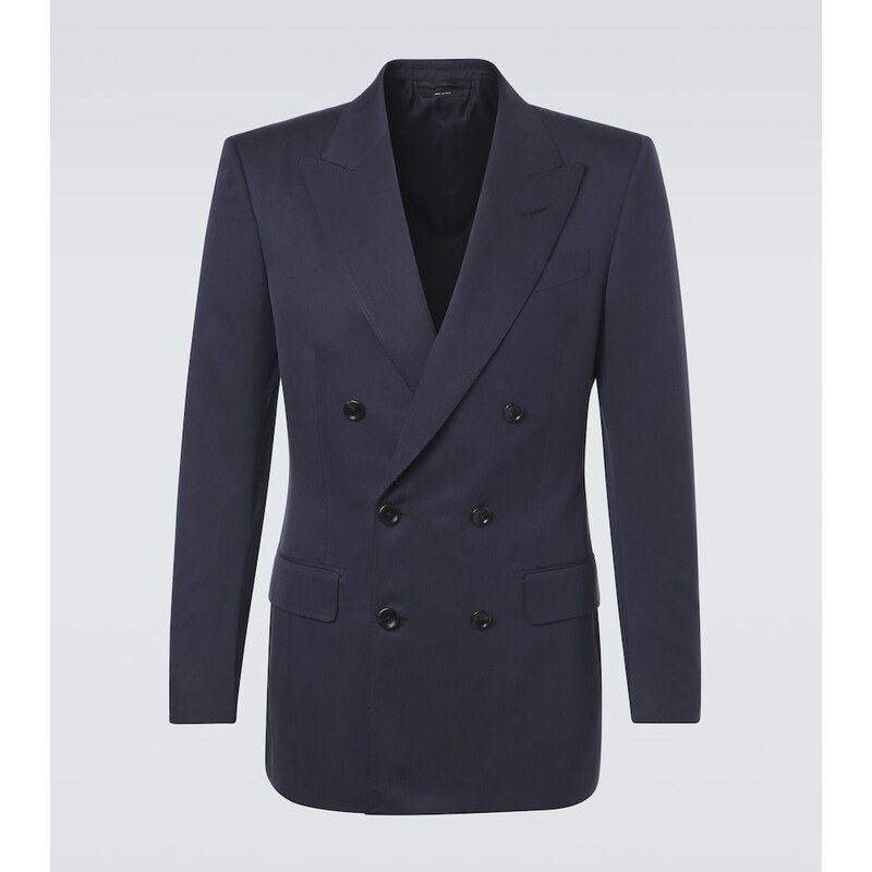 Tom Ford Double-breasted silk blazer