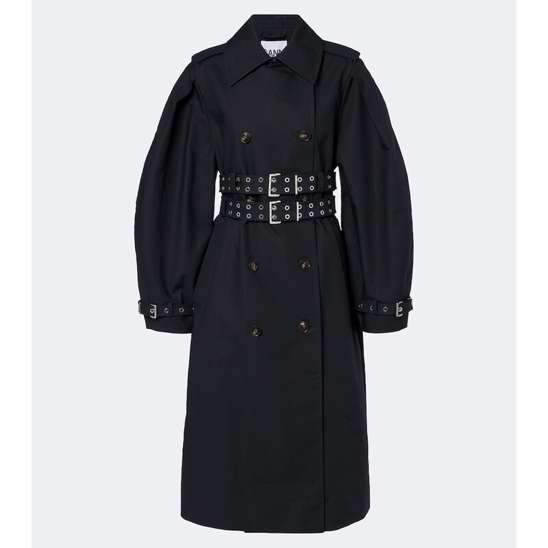 Ganni Cotton trench coat