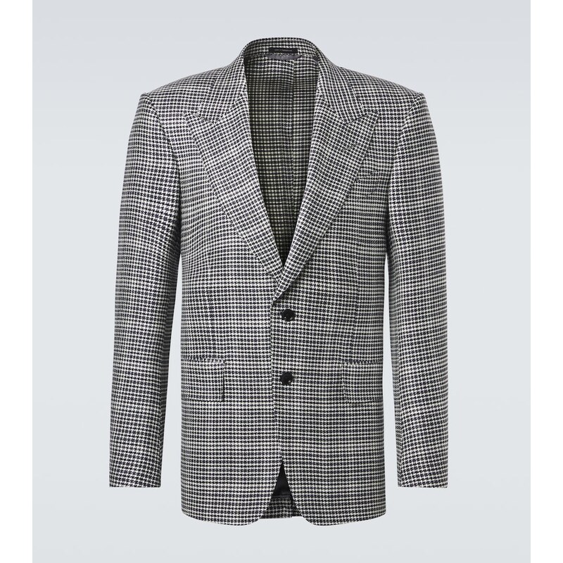 Tom Ford Checked wool-blend suit jacket