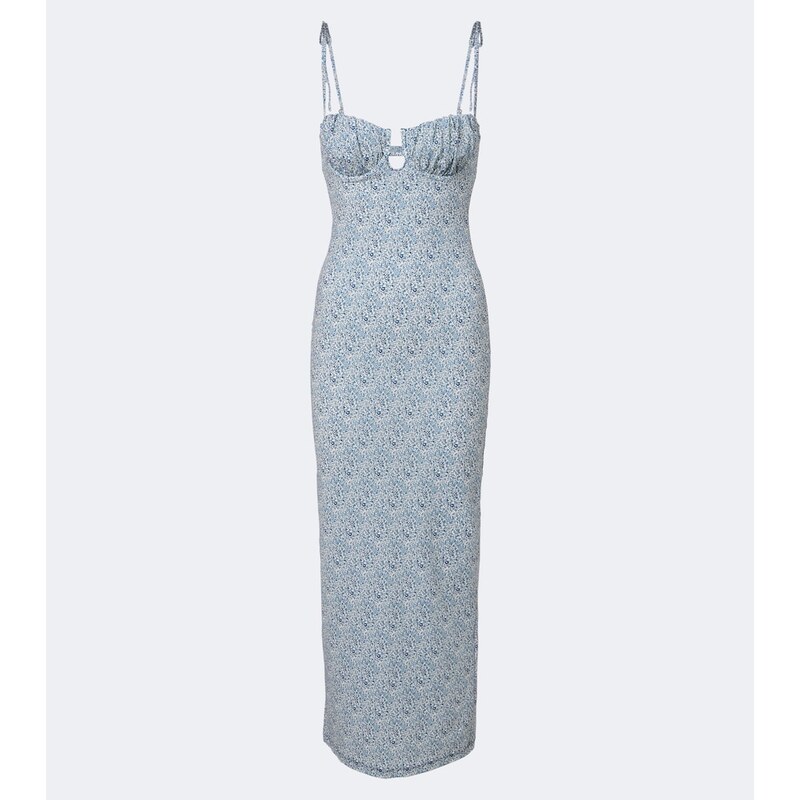 Montce Petal floral maxi dress