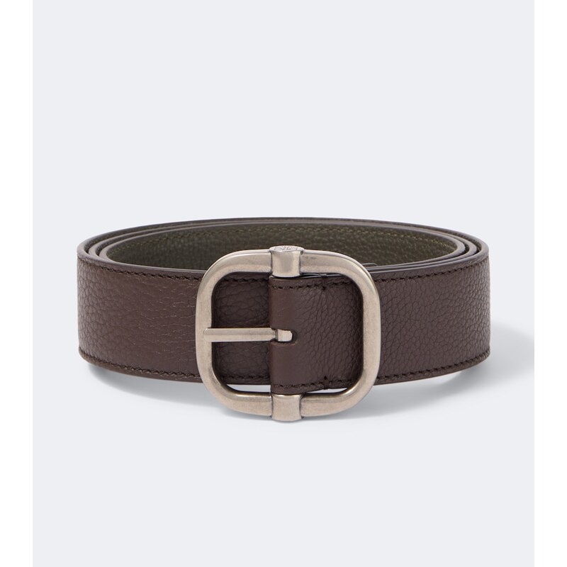 Loewe Loop reversible leather belt