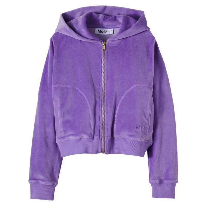 Molo Milla cotton velour hoodie