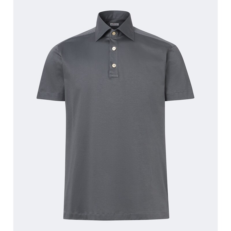 Kiton Cotton jersey polo shirt