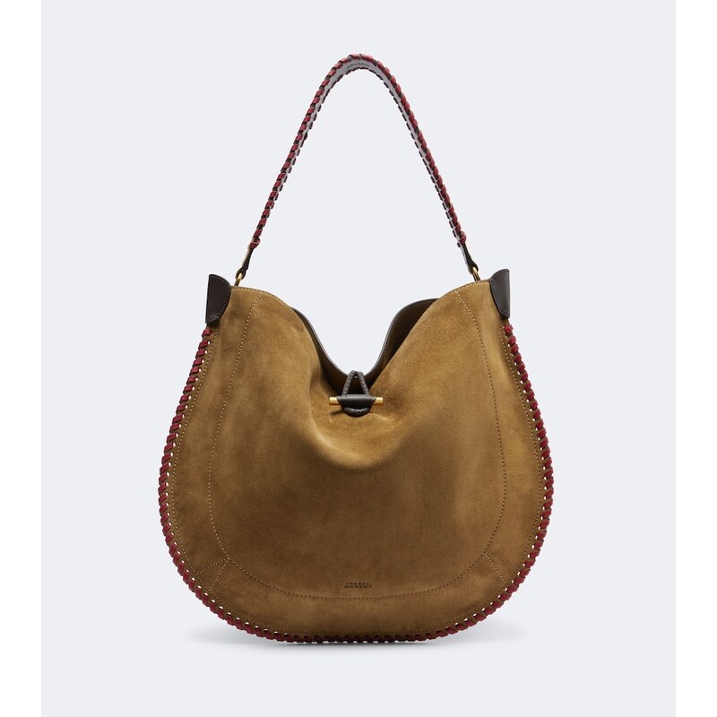 Isabel Marant Oskan Large suede shoulder bag