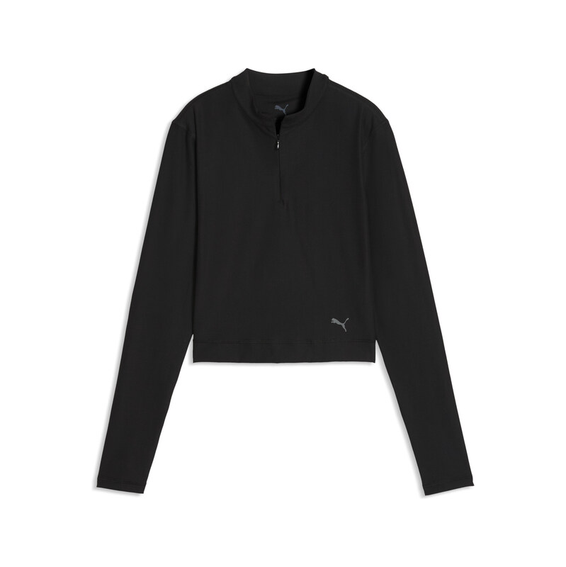 PUMA CLOUDSPUN Quarter-Zip Long Sleeve Top Women