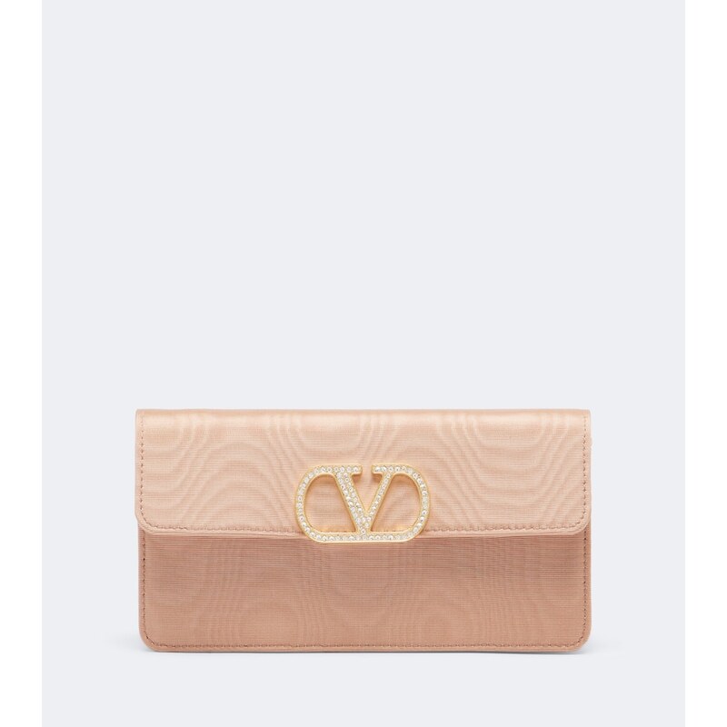Valentino Garavani VLogo embellished wallet on chain