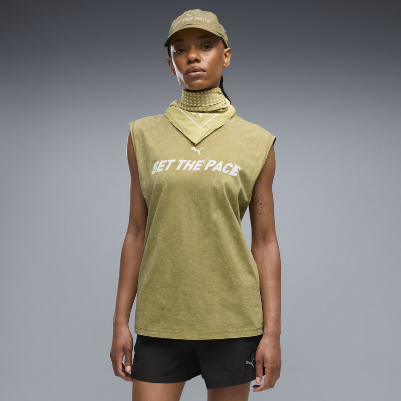 PUMA Run Culture Collective Relaxed Washed Sleeveless Graphic