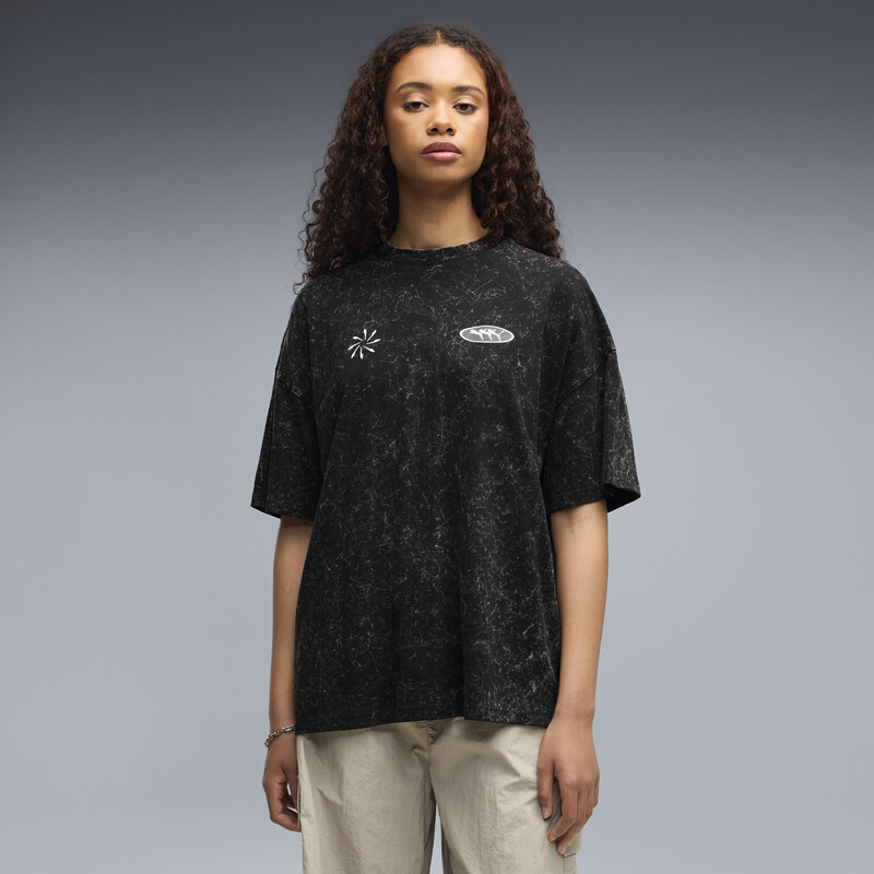 FUTURE.PUMA.ARCHIVE Washed Oversized Graphic Tee Women