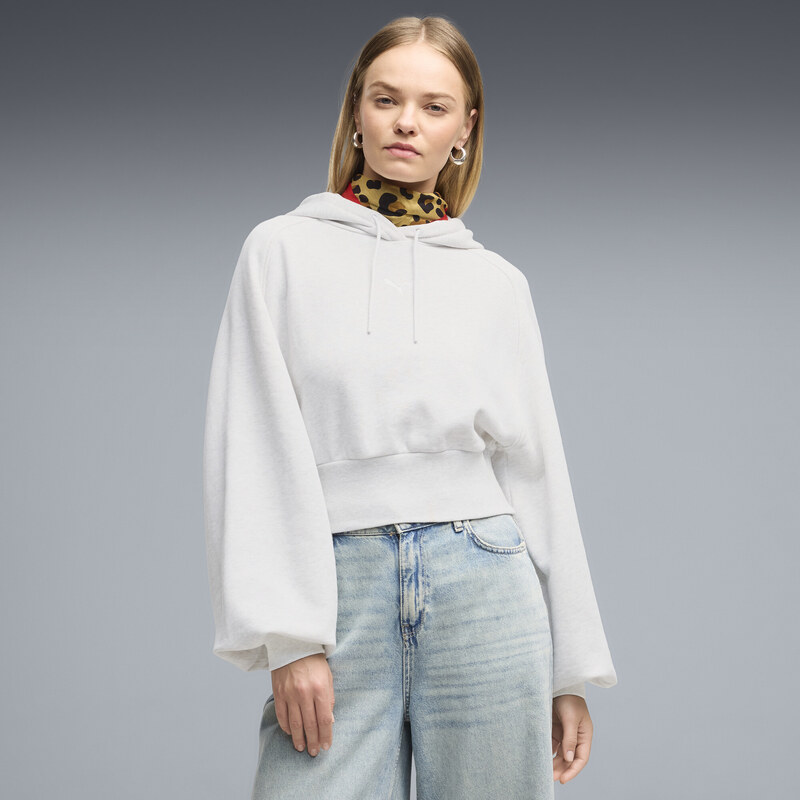 PUMA Essentials Cropped Balloon Sleeve Hoodie Women