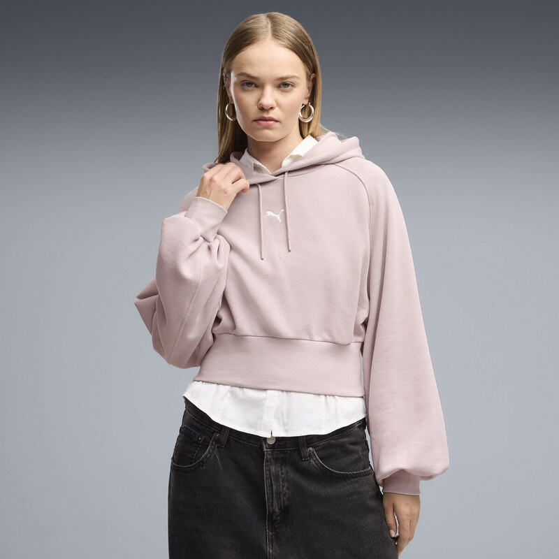 PUMA Essentials Cropped Balloon Sleeve Hoodie Women