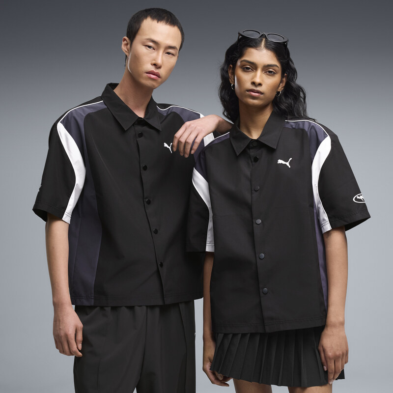 FUTURE.PUMA.ARCHIVE Boxy Moto Shirt Unisex