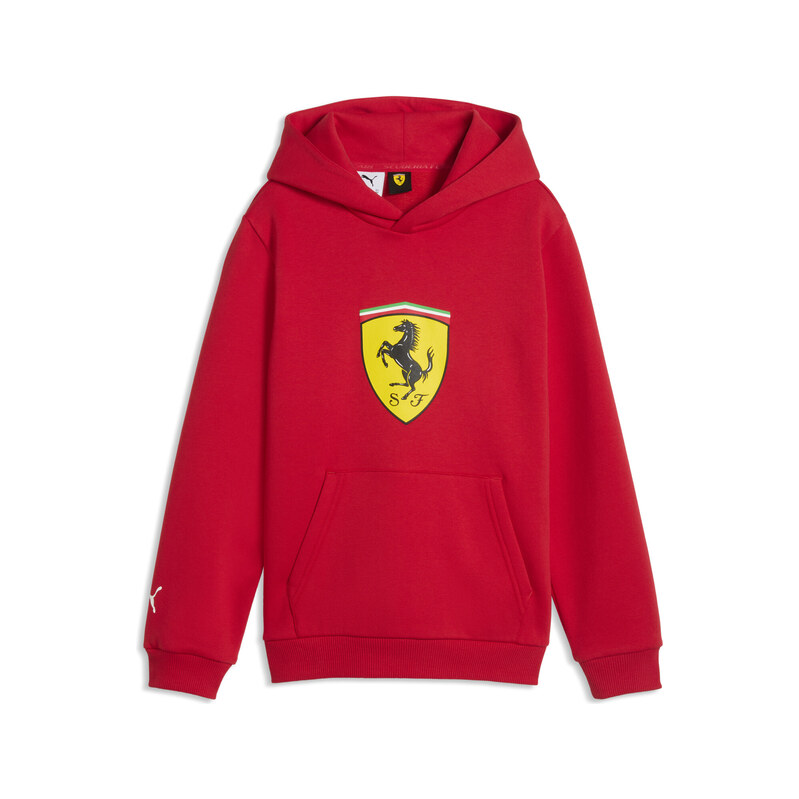 PUMA Scuderia Ferrari Coloured Shield Fleece Hoodie Youth