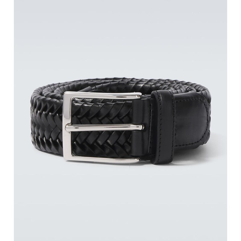 Rubinacci Braided leather belt