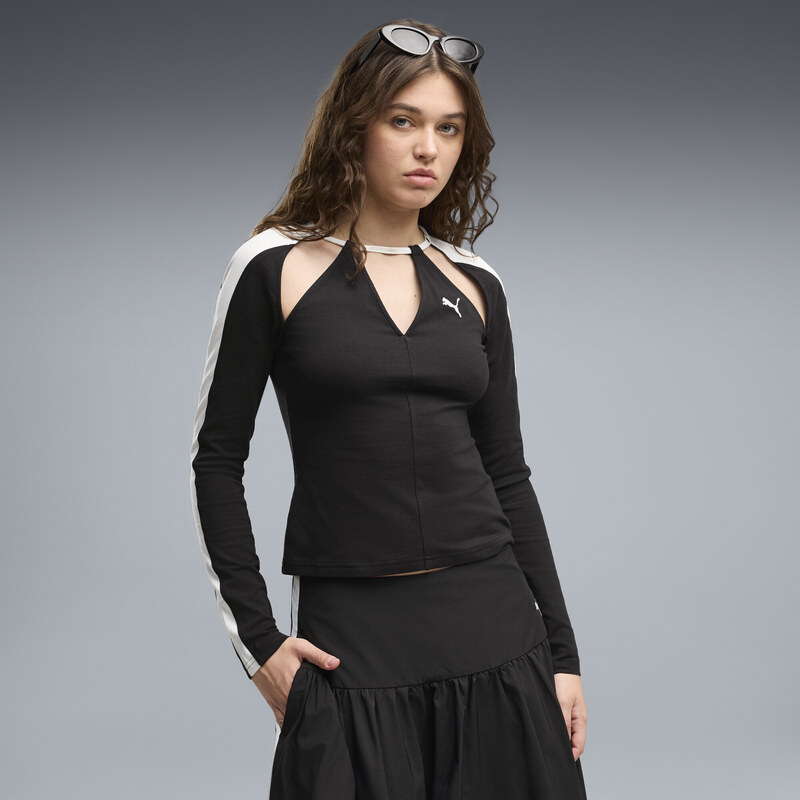PUMA T7 Slim Cut-Outs Long Sleeve Tee Women
