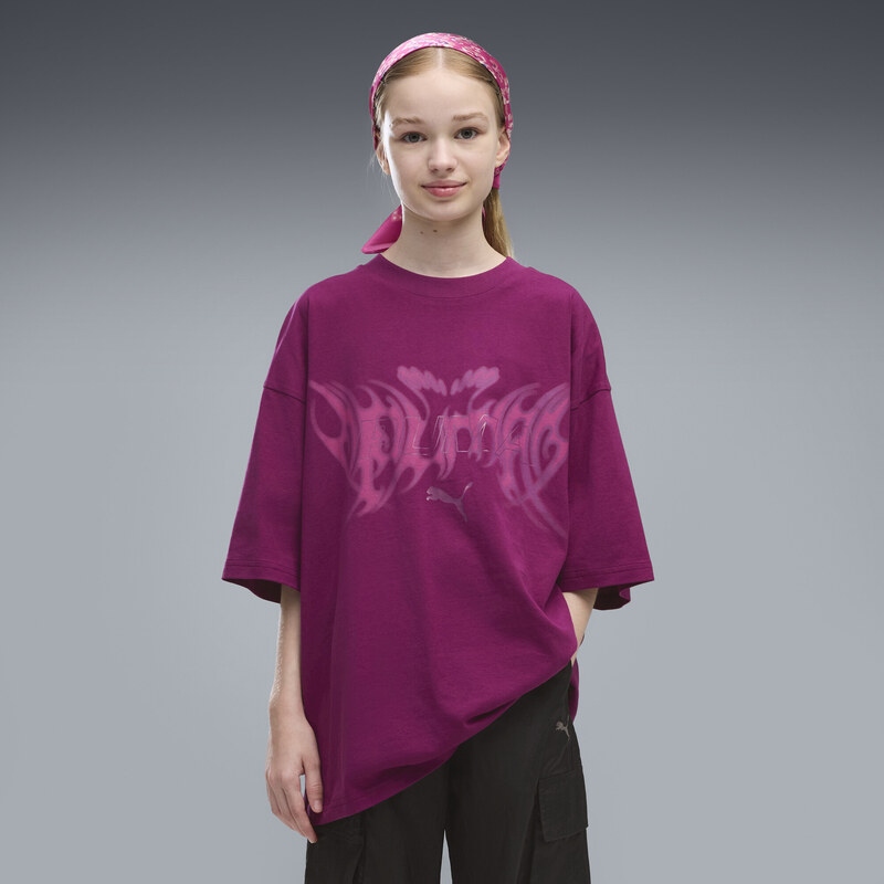 PUMA Midnight Shadow Oversized Graphic Tee Youth