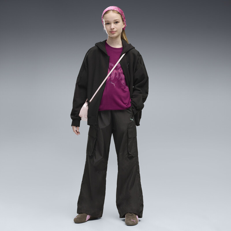 PUMA Midnight Shadow Relaxed Cargo Pants Youth