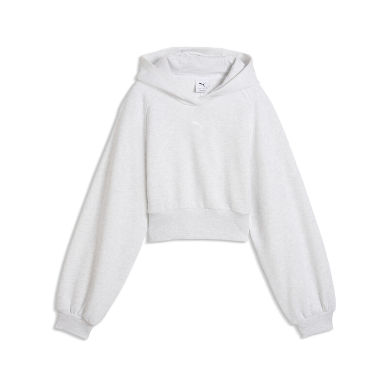 PUMA Essentials Relaxed Cropped Balloon Sleeve Hoodie Youth