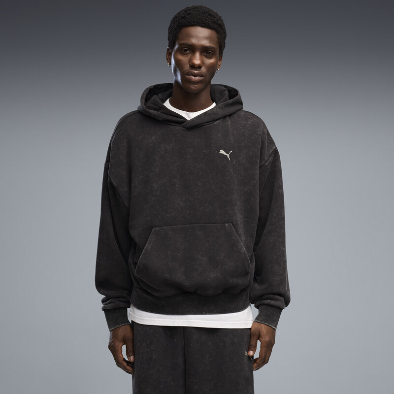 PUMA Boxy Washed Graphic Hoodie Unisex