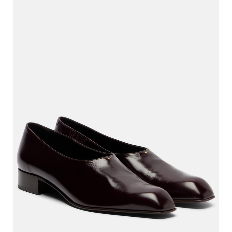 Khaite Colt leather loafers