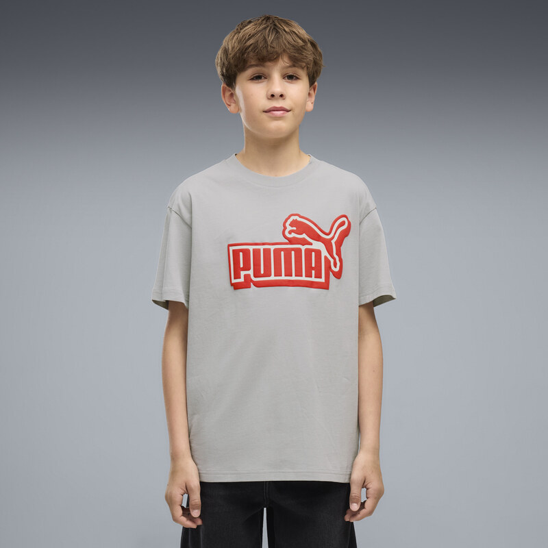 PUMA Essentials Logo Lab Relaxed Graphic Tee Youth