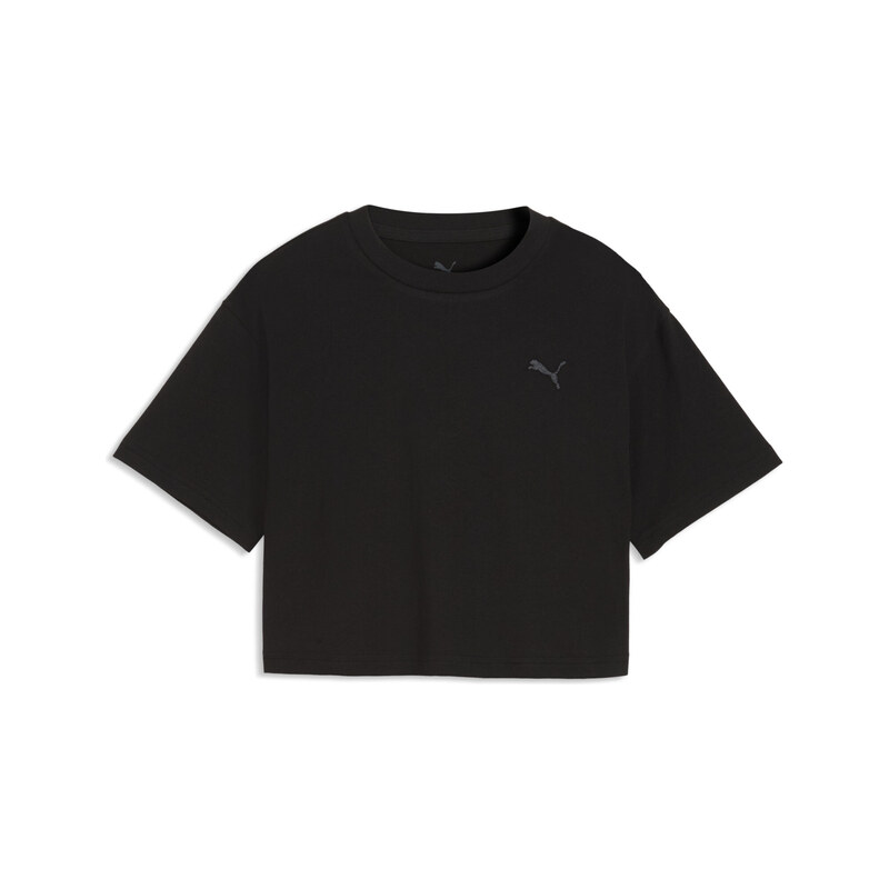 PUMA Class Relaxed Cropped Graphic Tee Youth
