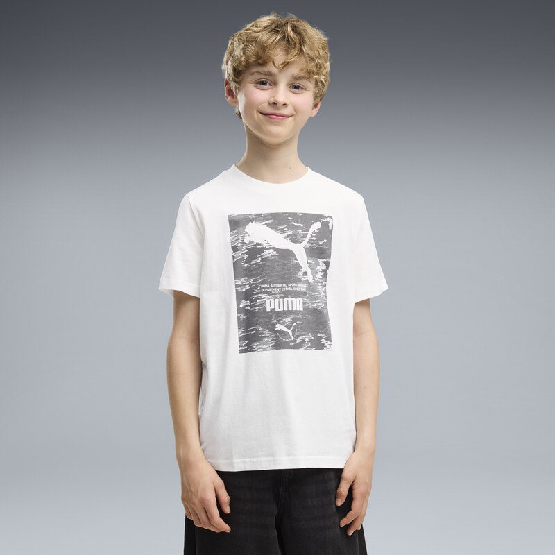 PUMA Sport Camo Graphic Tee Youth