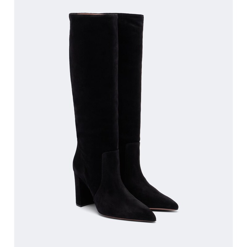 Paris Texas Anja suede knee-high boots