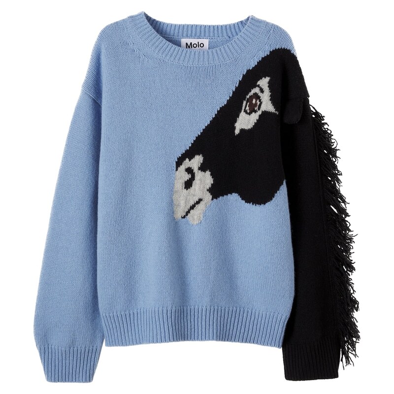 Molo Griselda fringed wool sweater