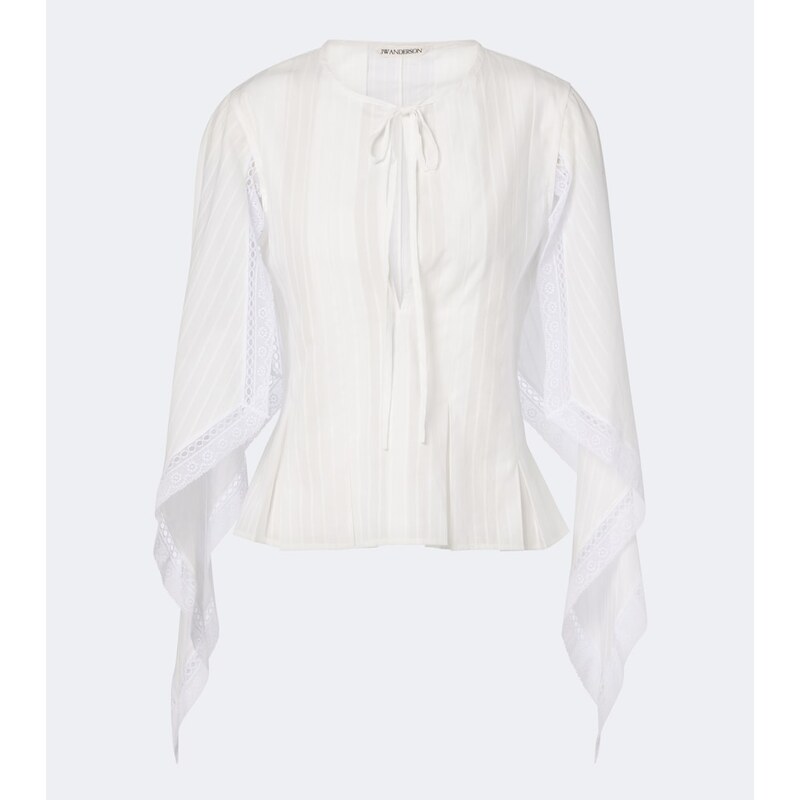 JW Anderson Draped cotton top