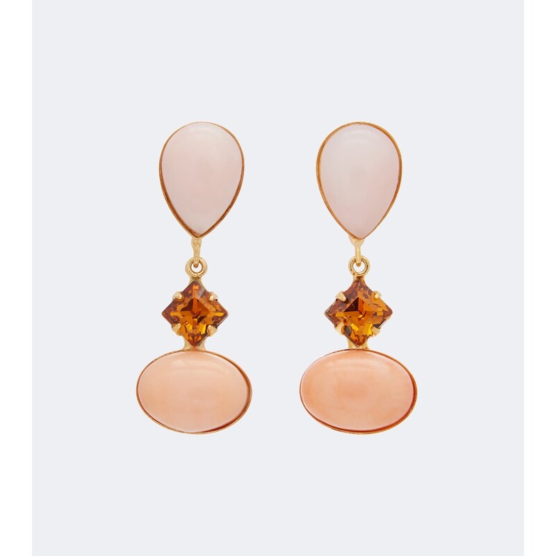 Jennifer Behr Quincy embellished drop earrings
