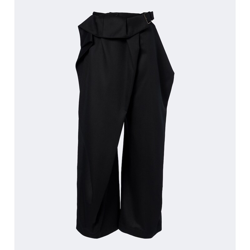 JW Anderson Belted wool wide-leg pants