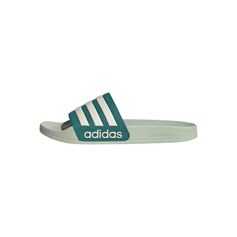 ADIDAS SPORTSWEAR Pantofle Adilette Shower smaragdová / bílá