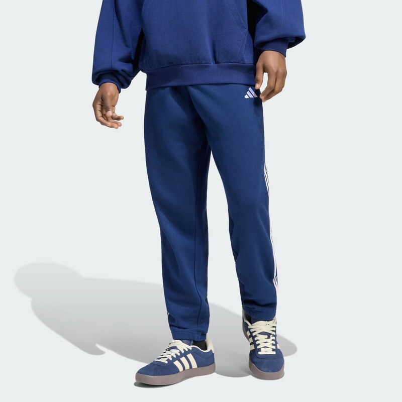 Adidas Kalhoty z francouzského froté se zúženými nohavicemi a