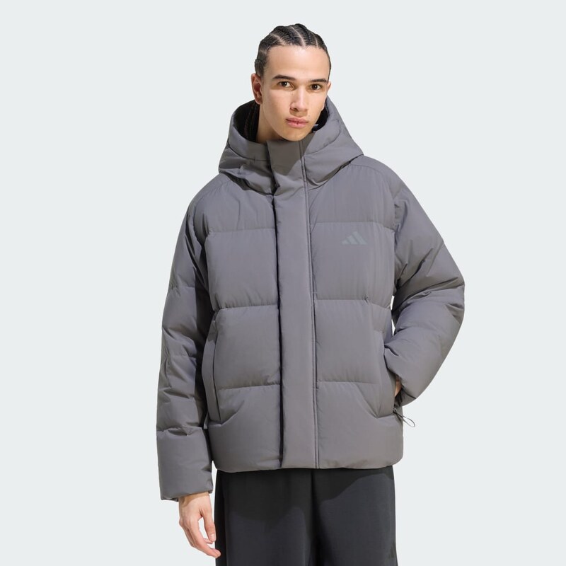 Adidas PÉŘOVÁ BUNDA S KAPUCÍ HELIONIC PUFFER
