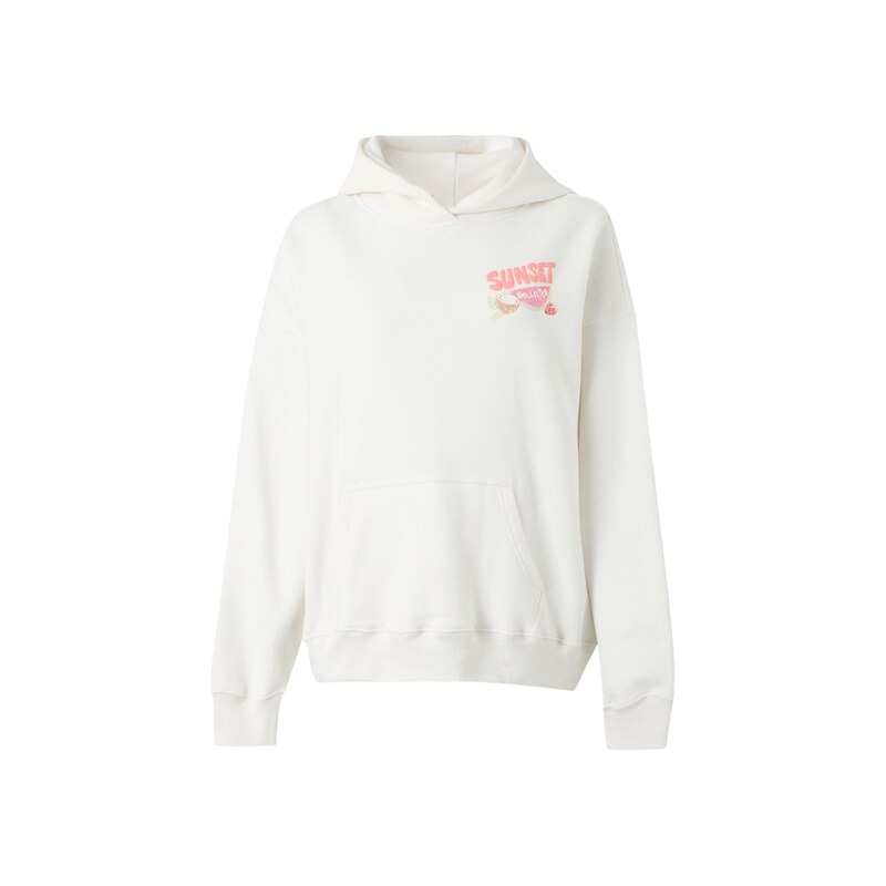 HOLLISTER Mikina pink / bílá