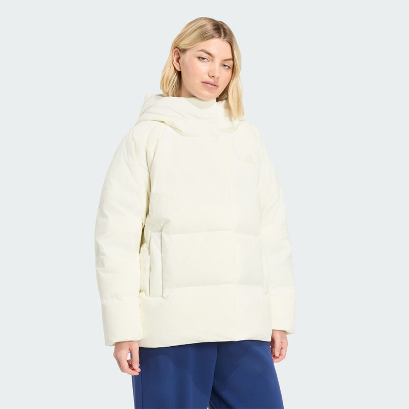 Adidas BUNDA S KAPUCÍ HELIONIC DOWN PUFFER