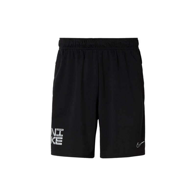 NIKE Sportovní kalhoty Flex černá / bílá