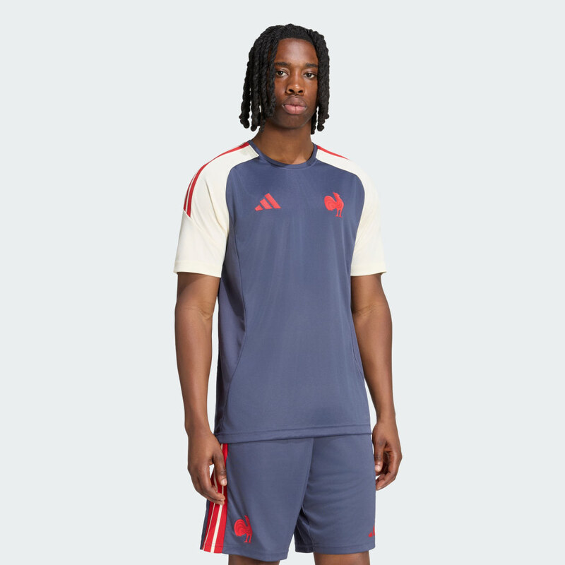 Adidas Tričko France Rugby Performance
