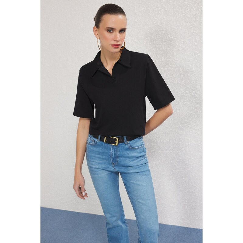 Trendyol Tričko černá