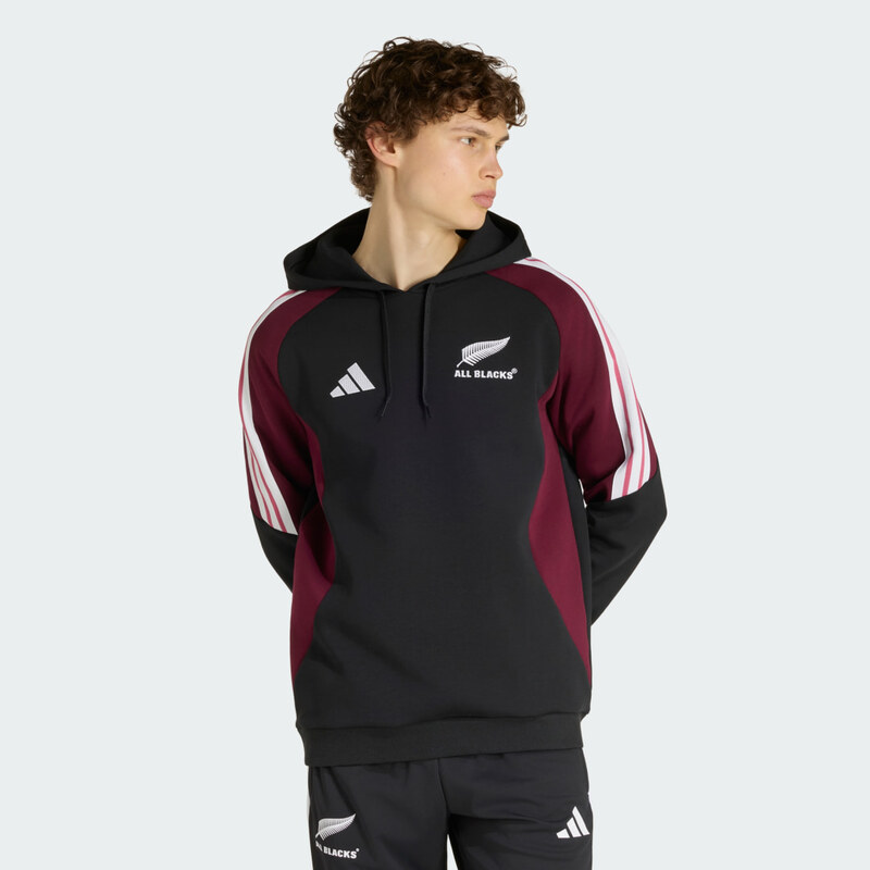 Adidas Mikina skapucí All Blacks