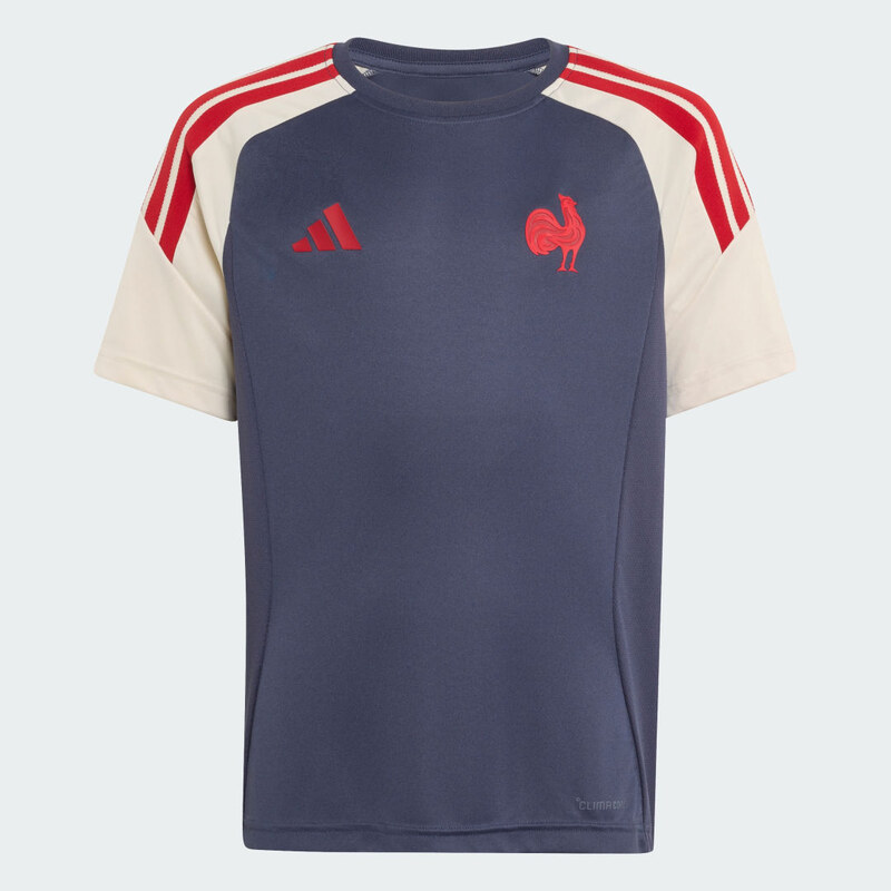 Adidas Dres France Rugby Performance Tee Kids