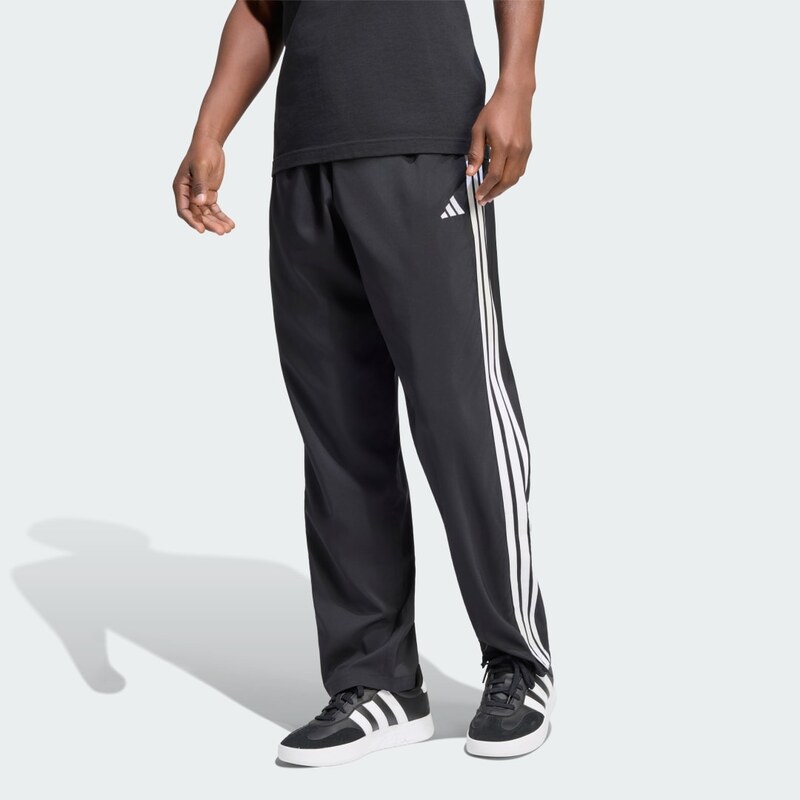 Adidas Tkané kalhoty se zúženými nohavicemi a otevřeným lemem