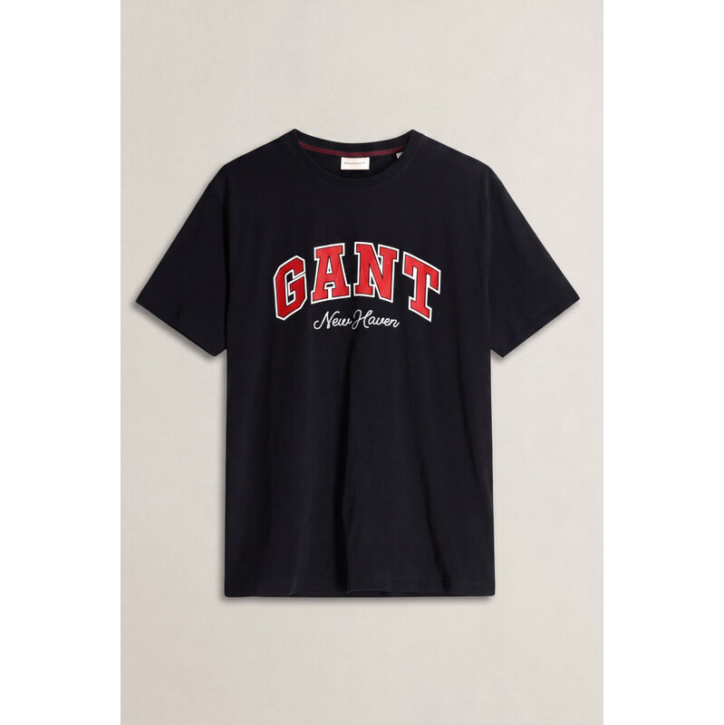 TRIČKO GANT GRAPHIC SS T-SHIRT BLACK