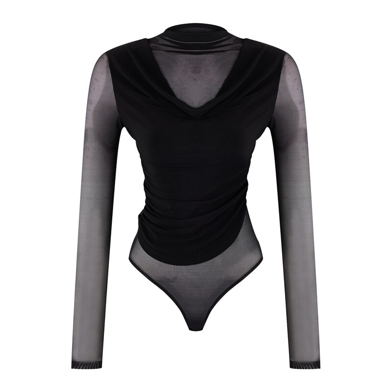 Trendyol Tričkové body černá