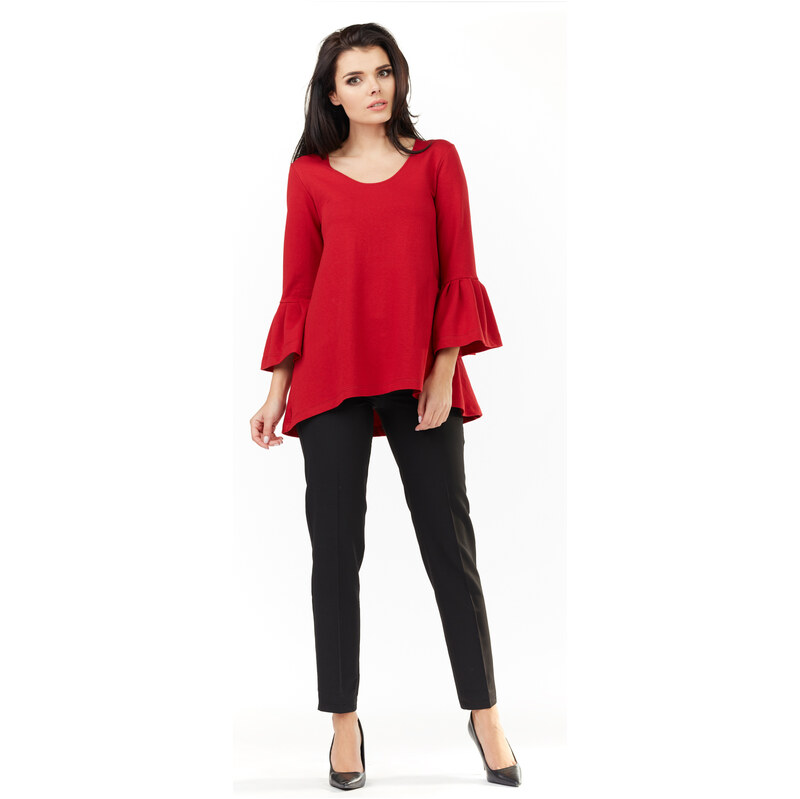 Infinite You Womans Blouse M156 Red
