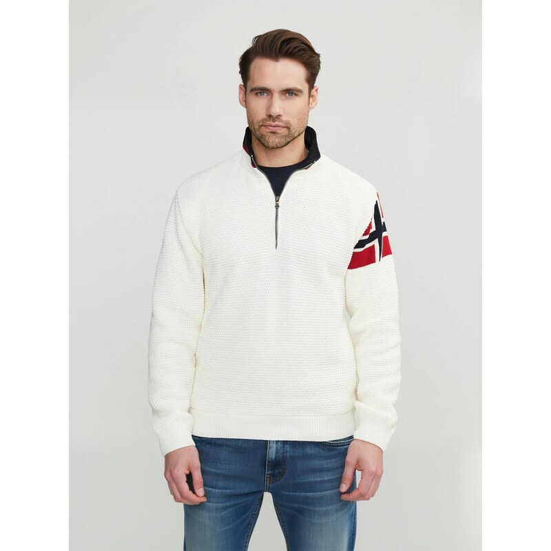 Holebrook Svetr  Norwegian  offwhite