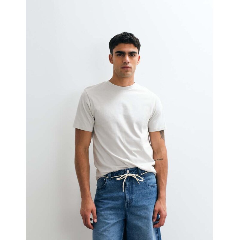 ASOS DESIGN Essentials regular fit t-shirt in grey