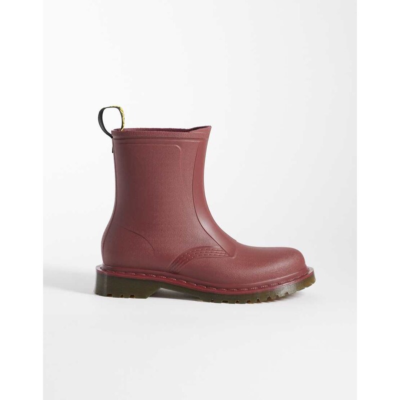 Dr Martens Unisex 1460 rain boots in cherry red