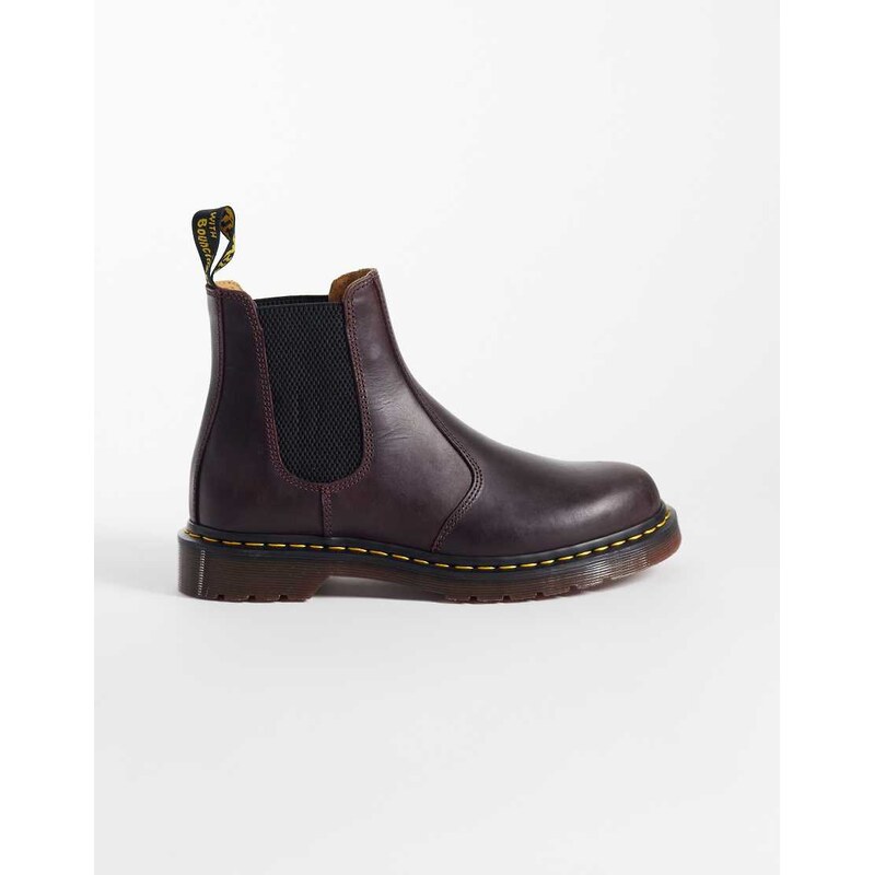 Dr Martens Unisex 2976 Chelsea boots in cherry red crazy horse